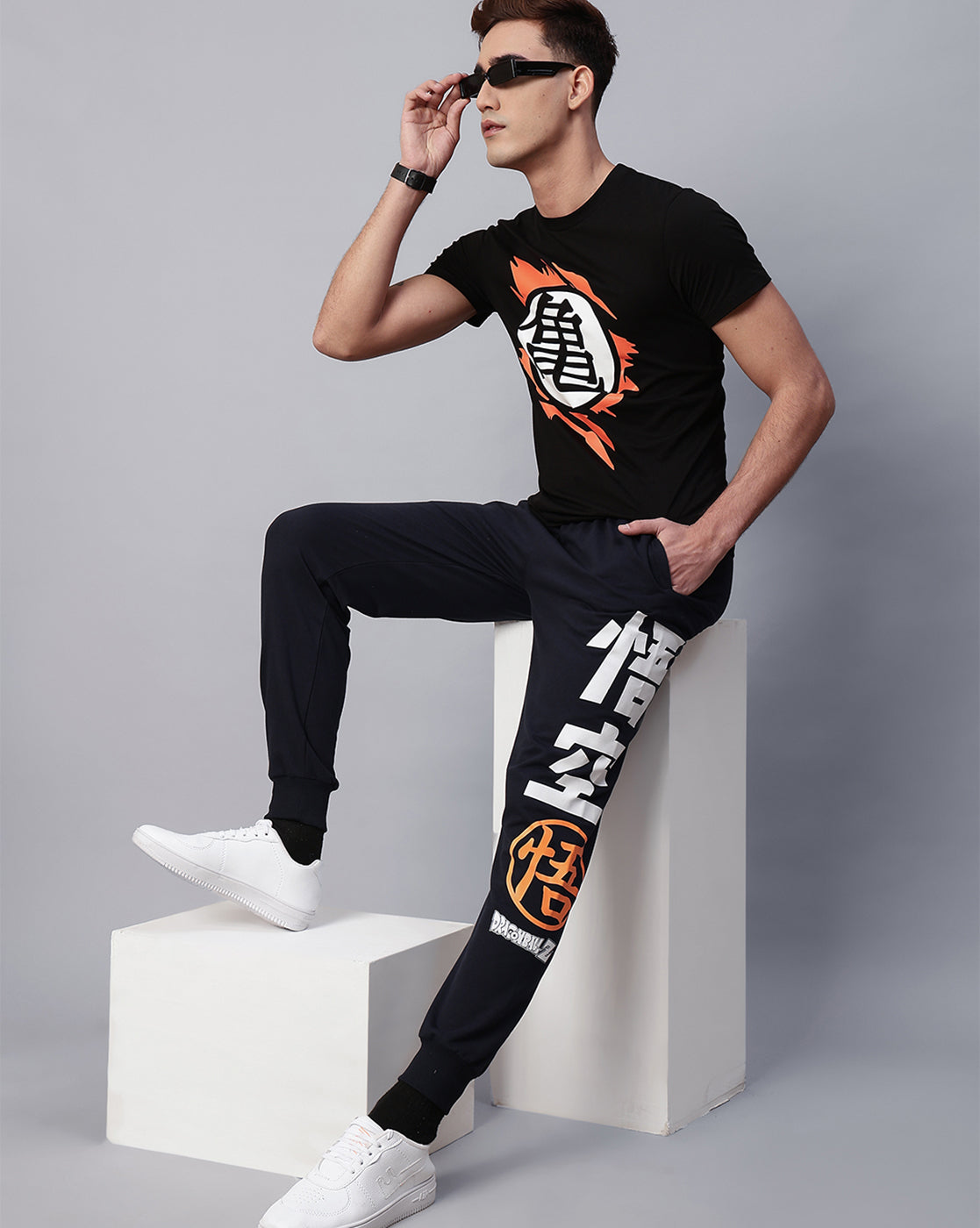 Dragon Ball Z Printed Regular Fit Jogger For Men