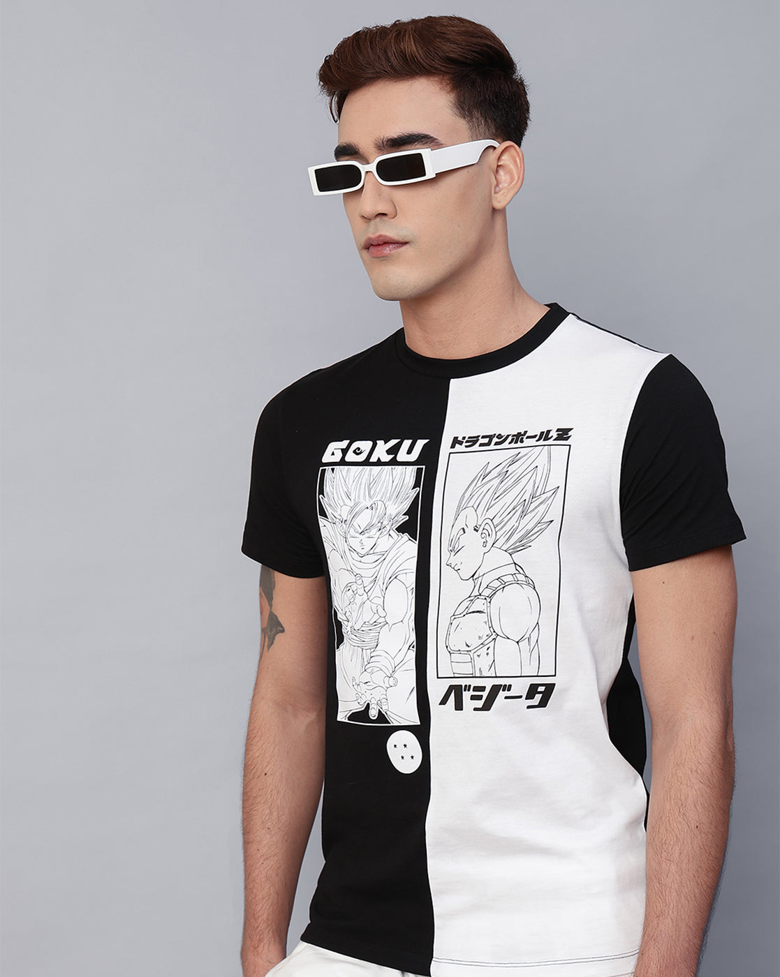 Dragon Ball Z Printed Regular Fit Tshirt For Men