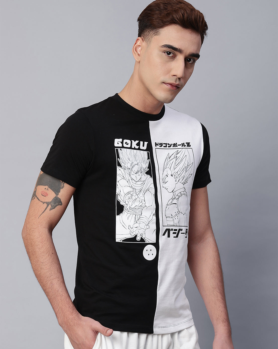 Dragon Ball Z Printed Regular Fit Tshirt For Men