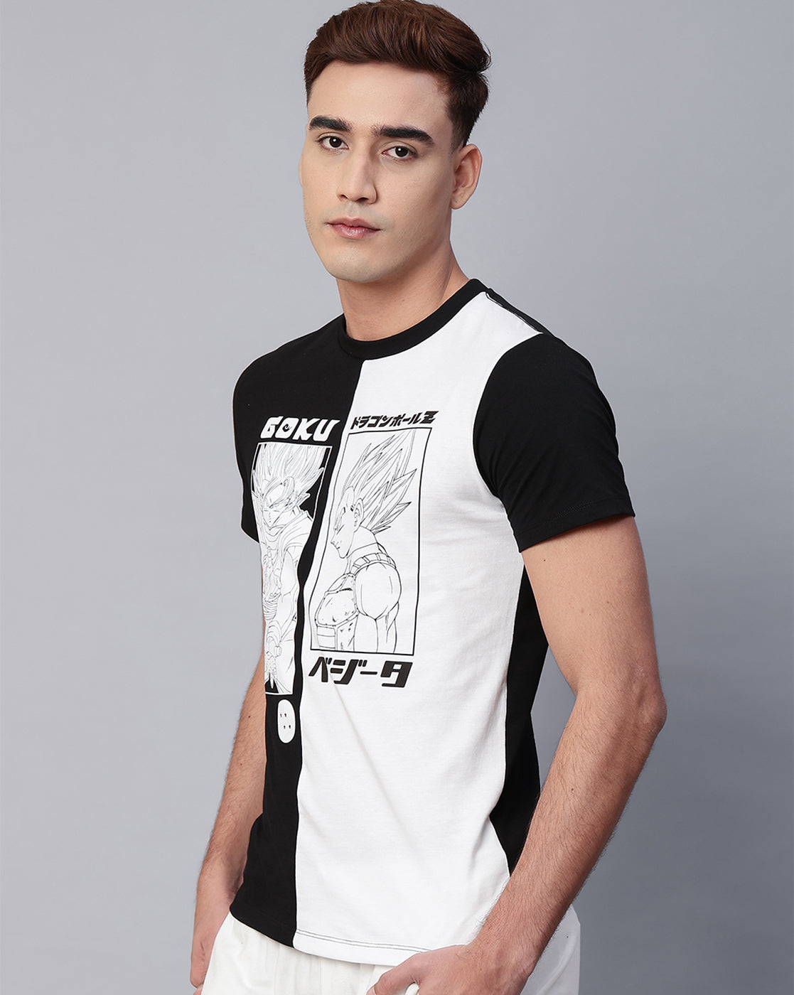 Dragon Ball Z Printed Regular Fit Tshirt For Men