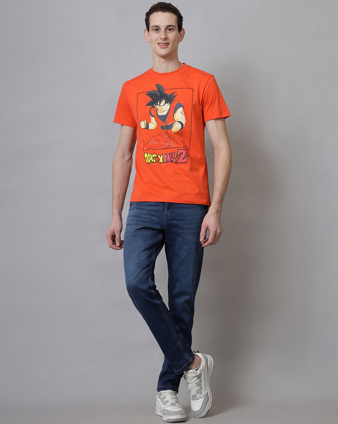 Dragon Ball Z Printed Regular Fit Tshirt For Men