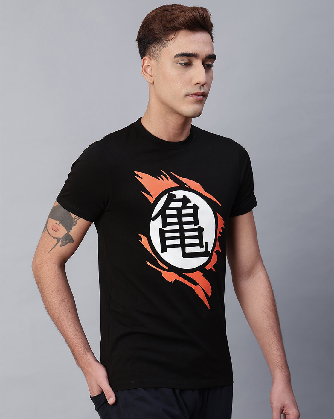 Dragon Ball Z Printed Regular Fit Tshirt For Men