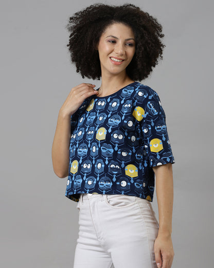 Minions Boxy Fit Tshirt For Women