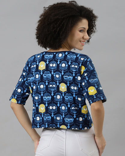 Minions Boxy Fit Tshirt For Women