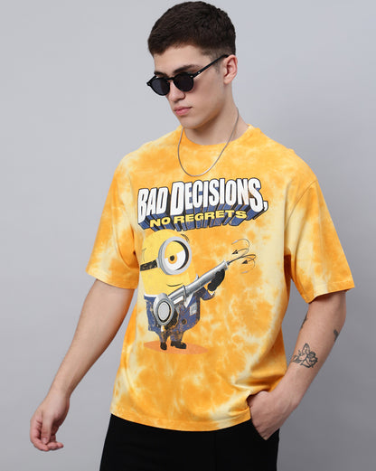 Minions Despicable Me 4 Oversized Tshirt For Men