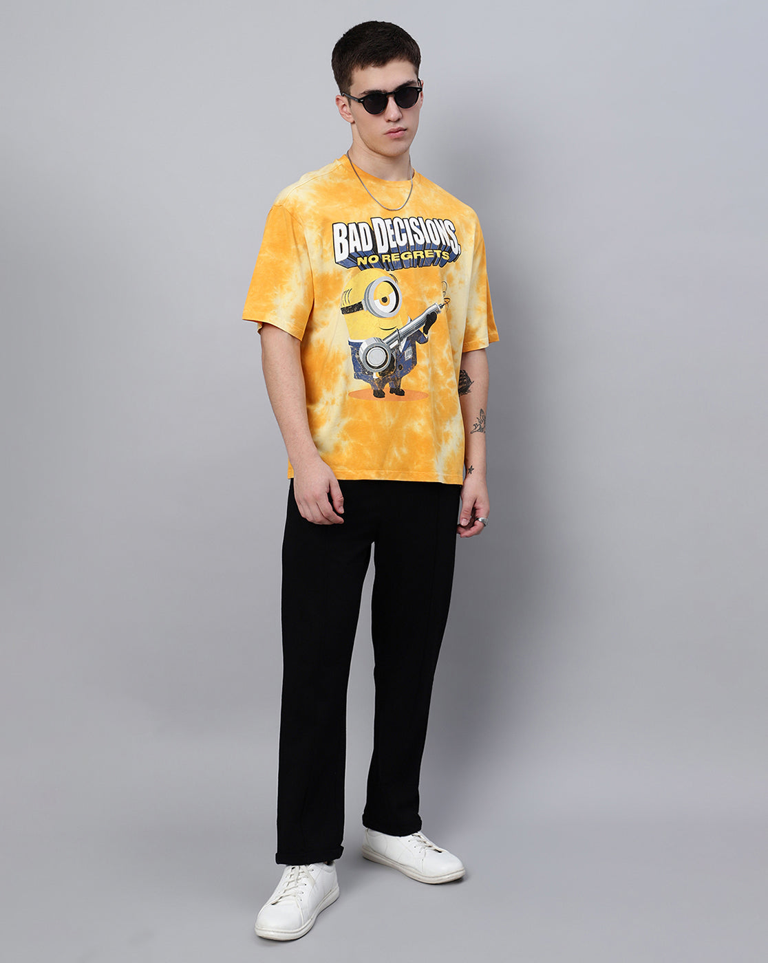 Minions Despicable Me 4 Oversized Tshirt For Men