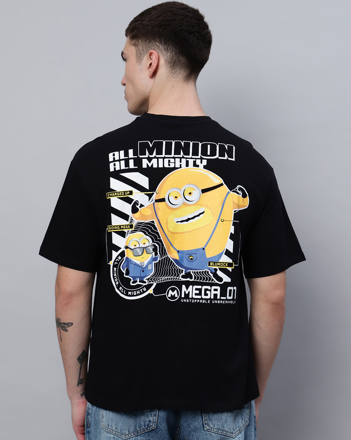 Minions Despicable Me 4 Oversized Tshirt For Men