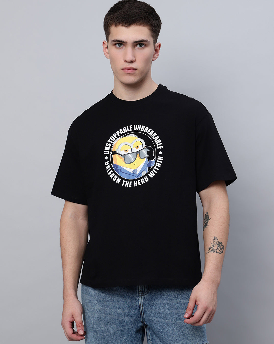 Minions Despicable Me 4 Oversized Tshirt For Men