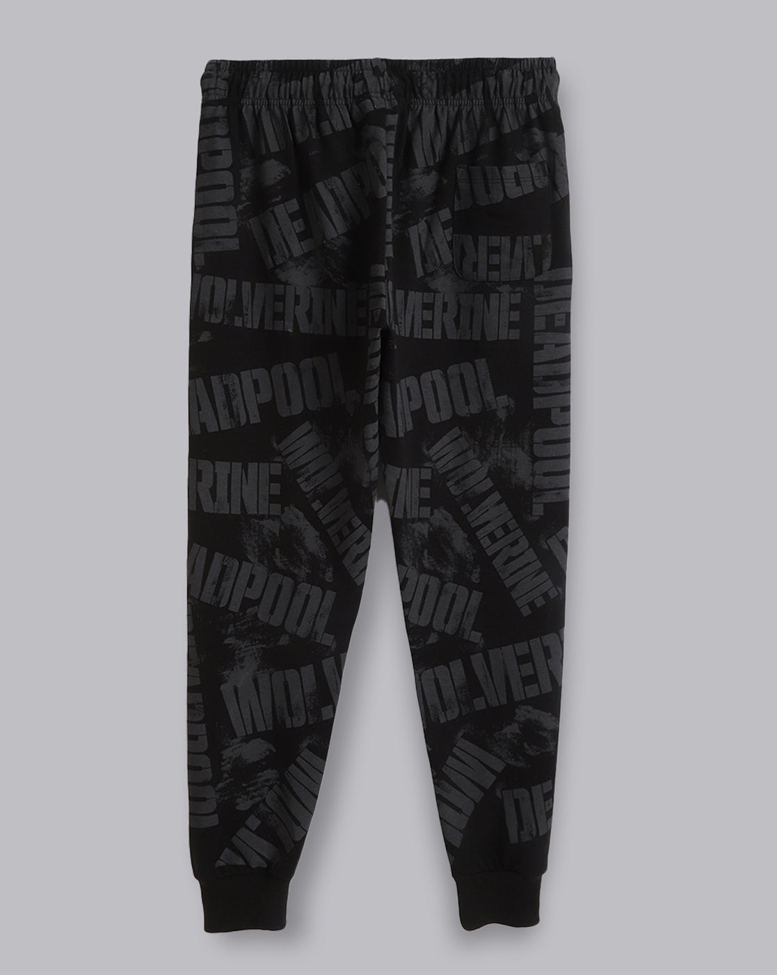 Deadpool & Wolverine Printed Mid-Rise Jogger For Men