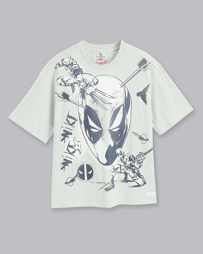 Deadpool & Wolverine Printed Oversized Tshirt For Men