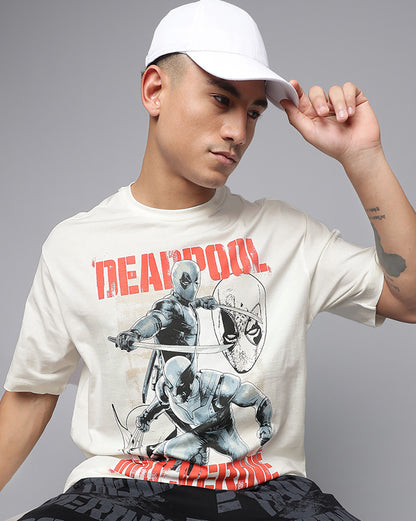 Deadpool & Wolverine Printed Oversized Tshirt For Men