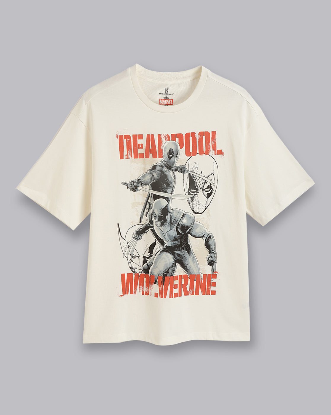 Deadpool & Wolverine Printed Oversized Tshirt For Men