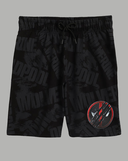 Deadpool Low-Rise Shorts For Men