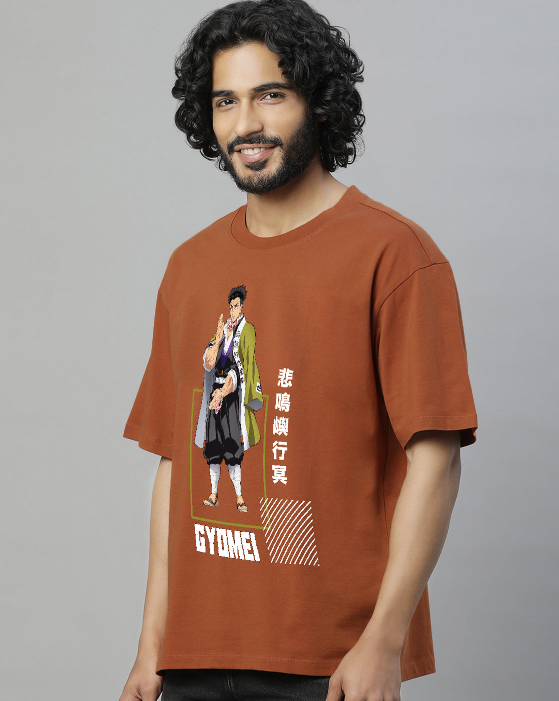 Demon Slayer Oversized Tshirt For Men