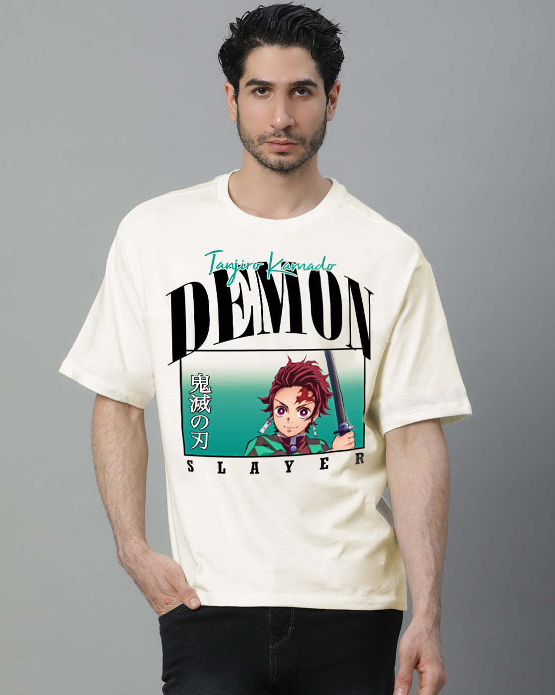 Demon Slayer Oversized Tshirt For Men