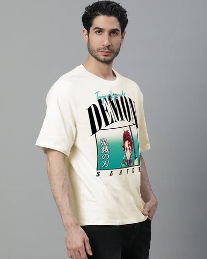 Demon Slayer Oversized Tshirt For Men