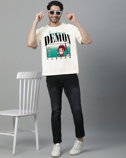 Demon Slayer Oversized Tshirt For Men