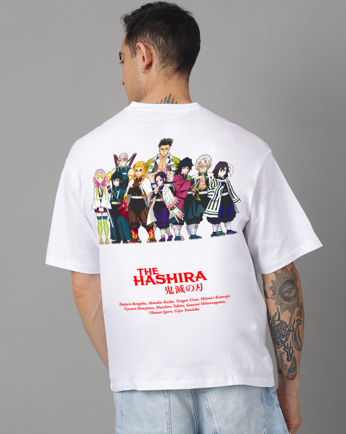 Demon Slayer Oversized Tshirt For Men