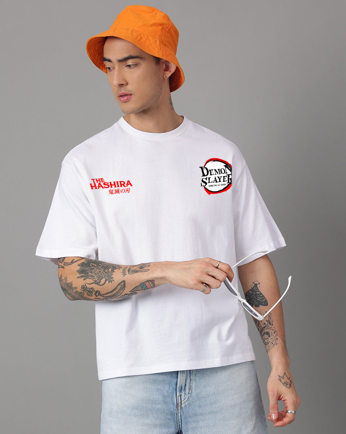 Demon Slayer Oversized Tshirt For Men