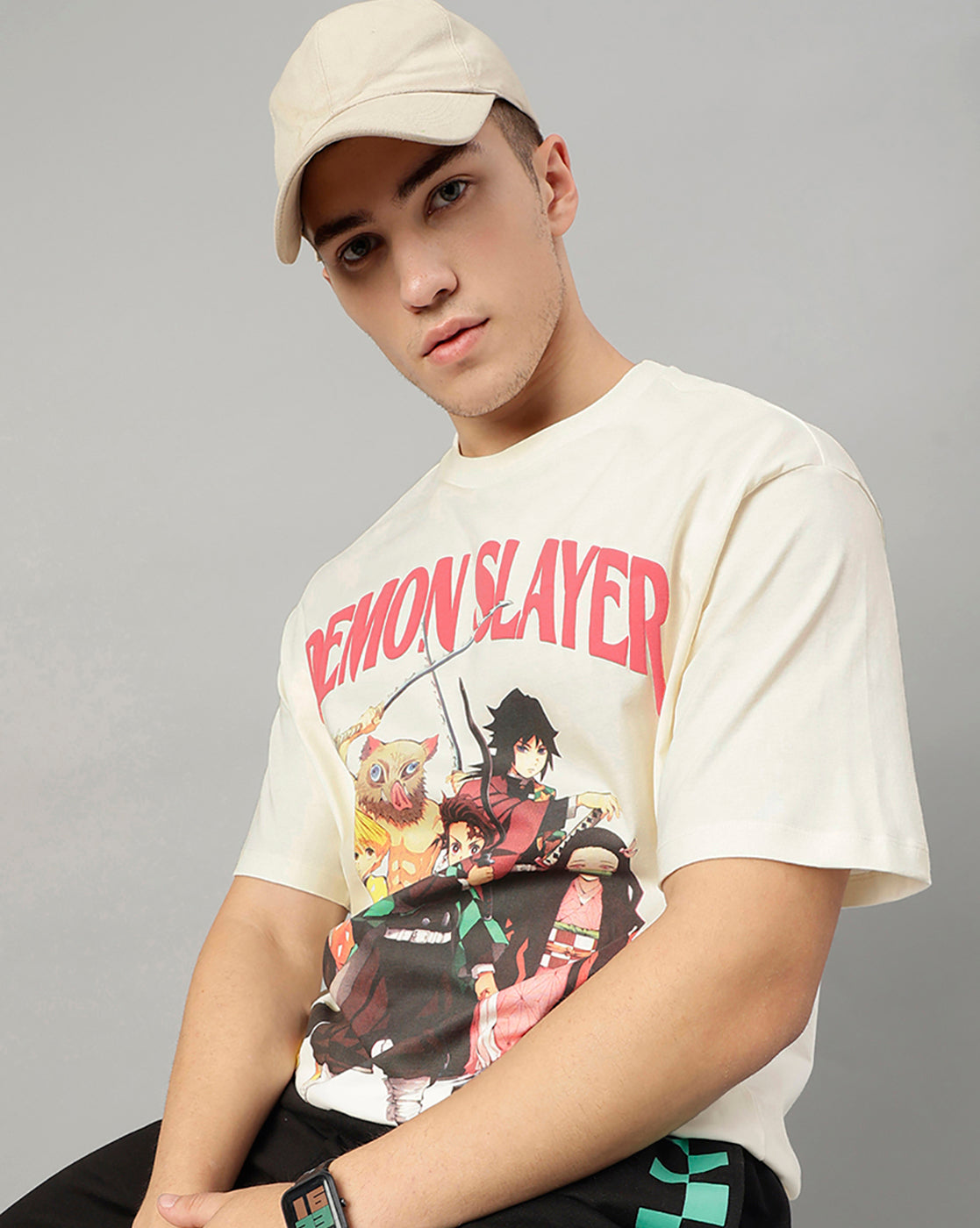 Demon Slayer Oversized Tshirt For Men