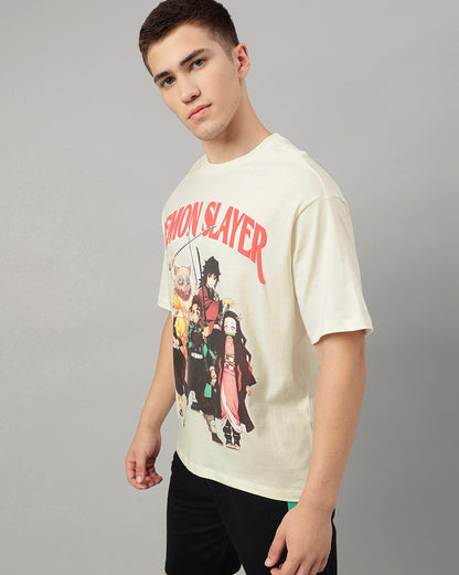 Demon Slayer Oversized Tshirt For Men