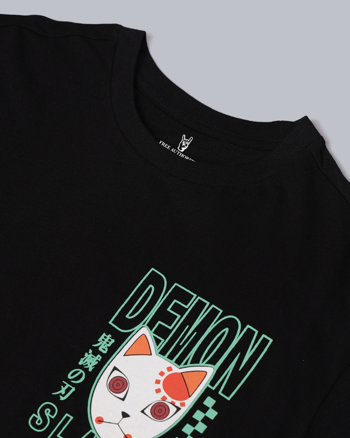 Demon Slayer Printed Oversized Tshirt For Men