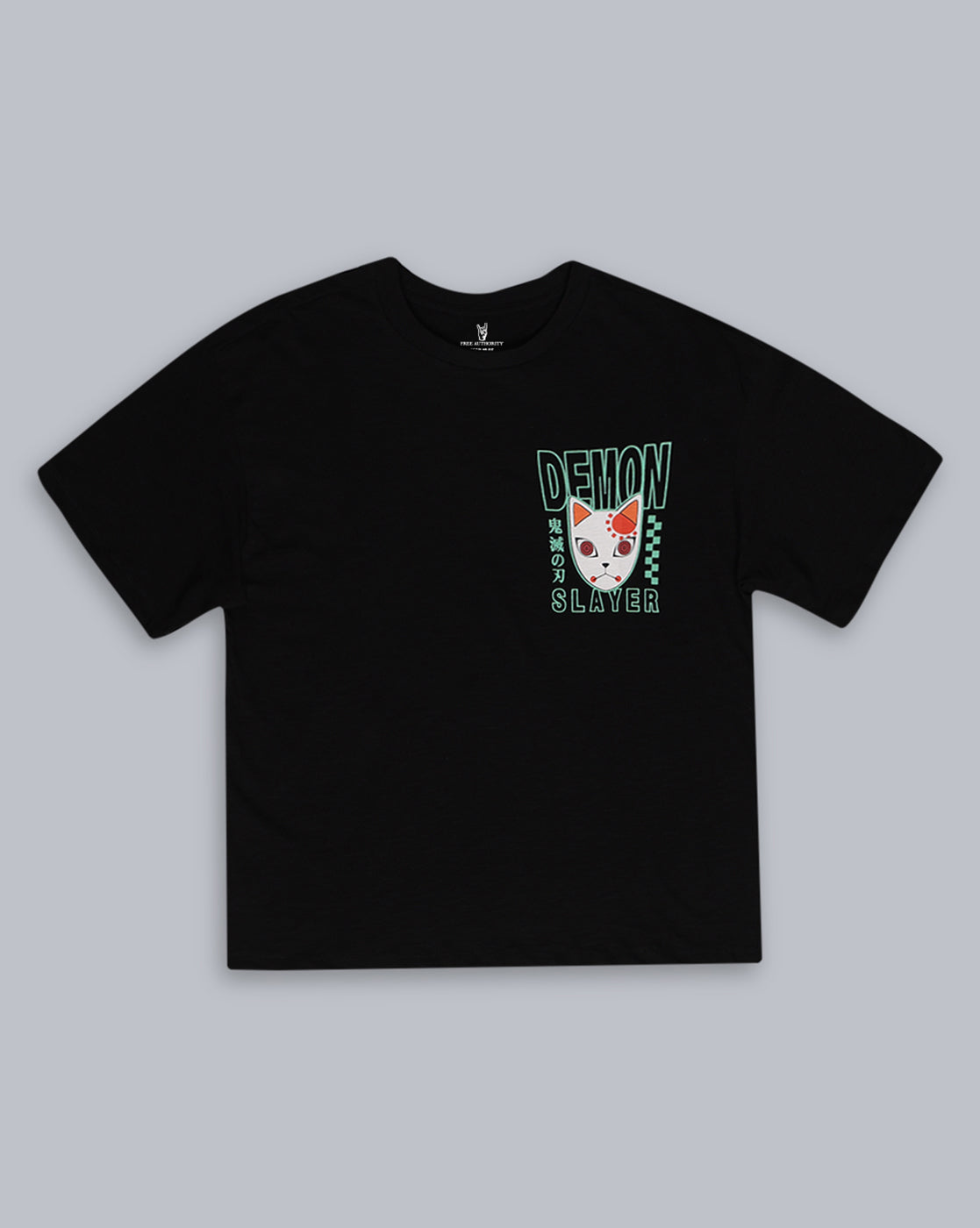 Demon Slayer Printed Oversized Tshirt For Men