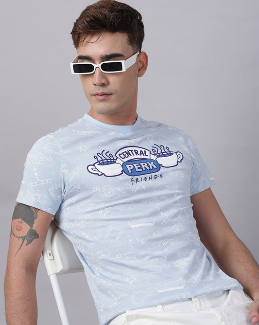 Friends Printed Regular Fit Tshirt For Men