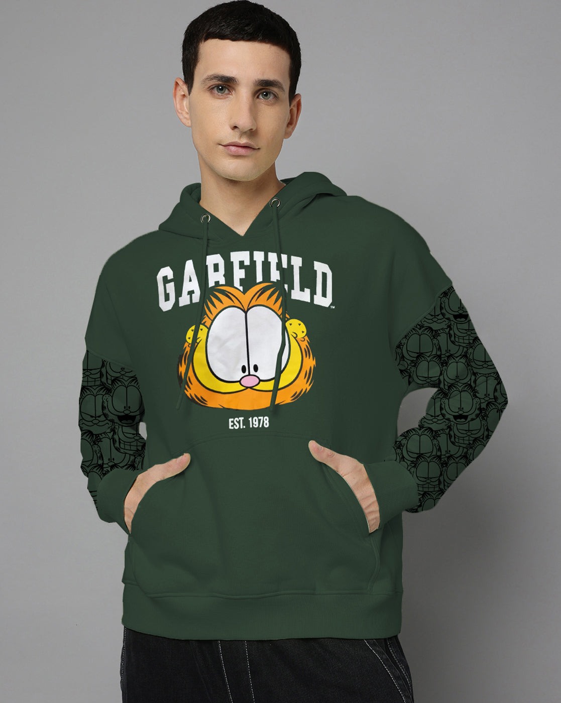 Garfield Quirky Oversized Hoodie Men