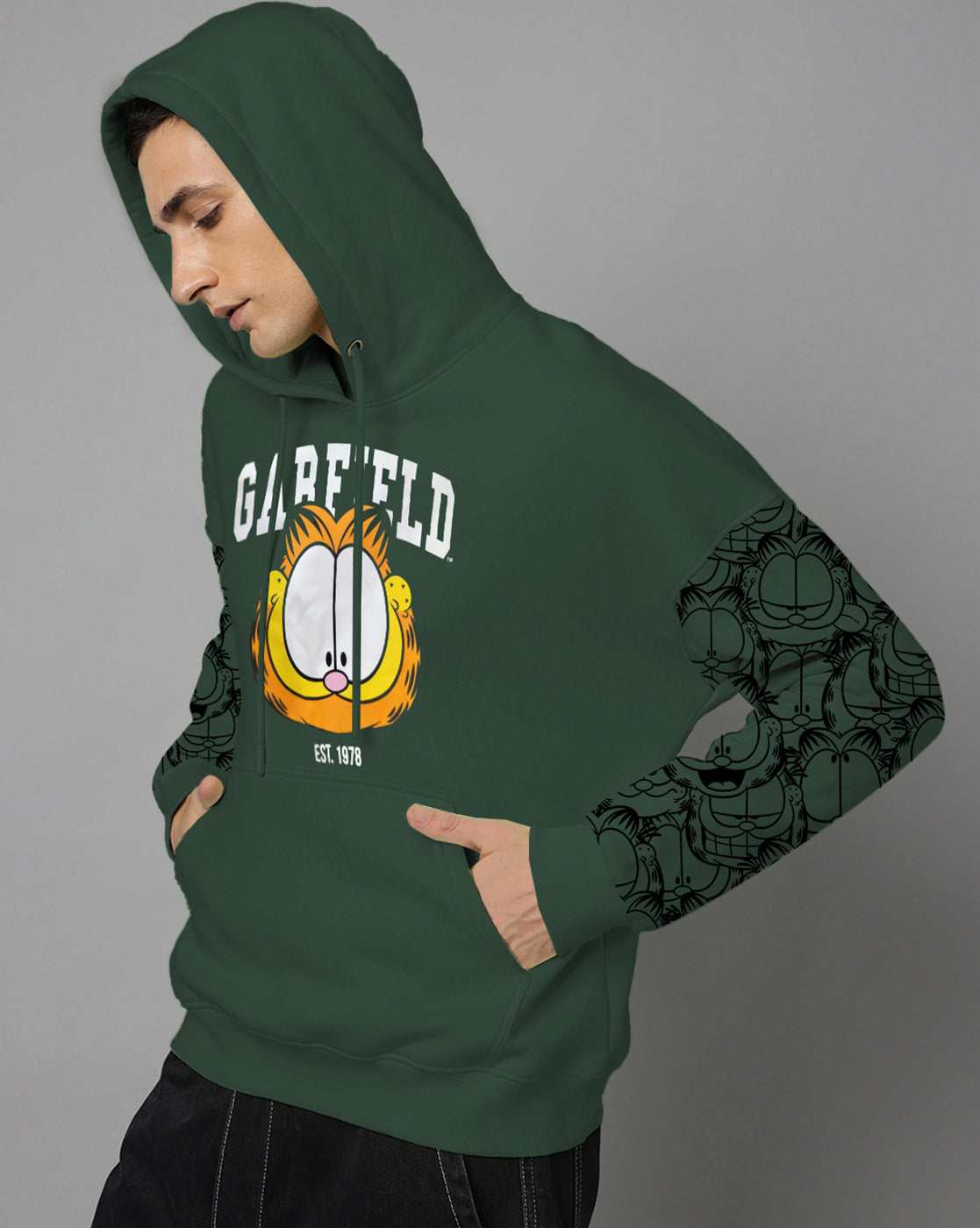 Garfield Quirky Oversized Hoodie Men