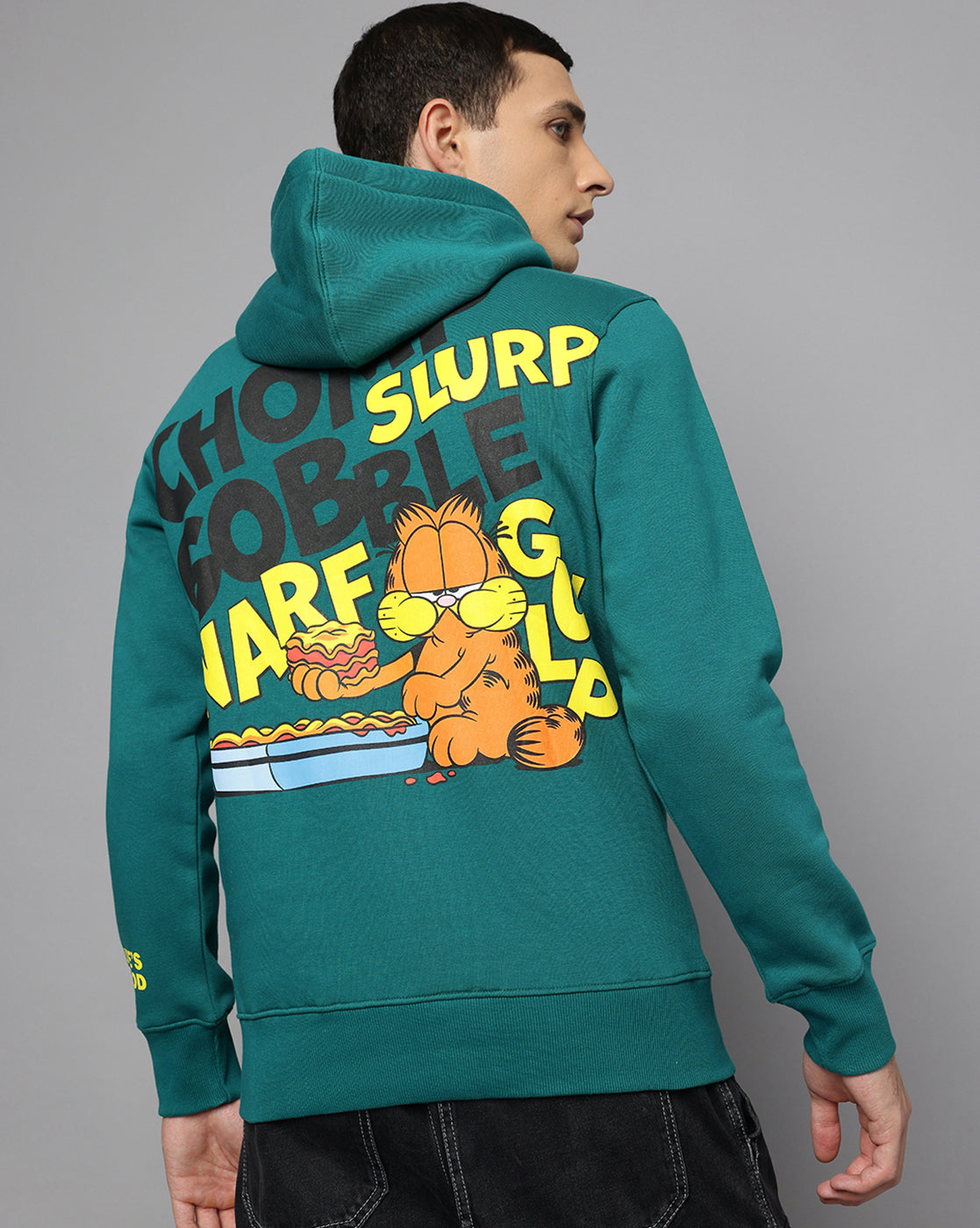 Garfield Printed Graphic Hoodie Men