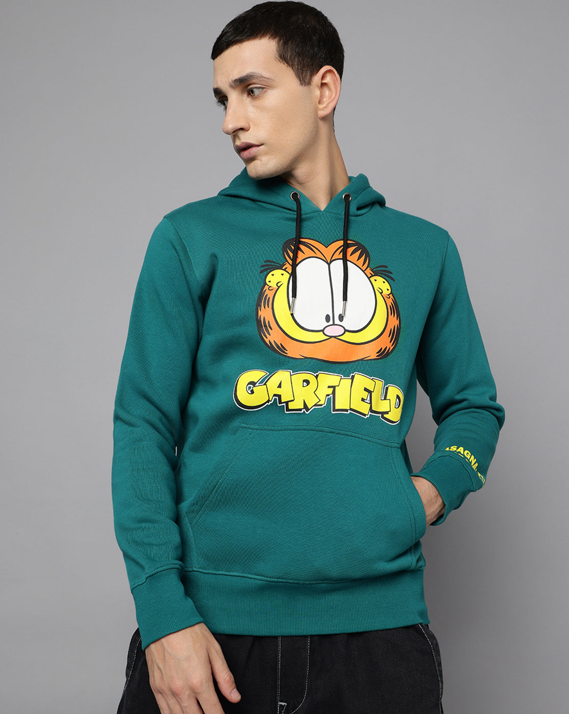 Garfield Printed Graphic Hoodie Men