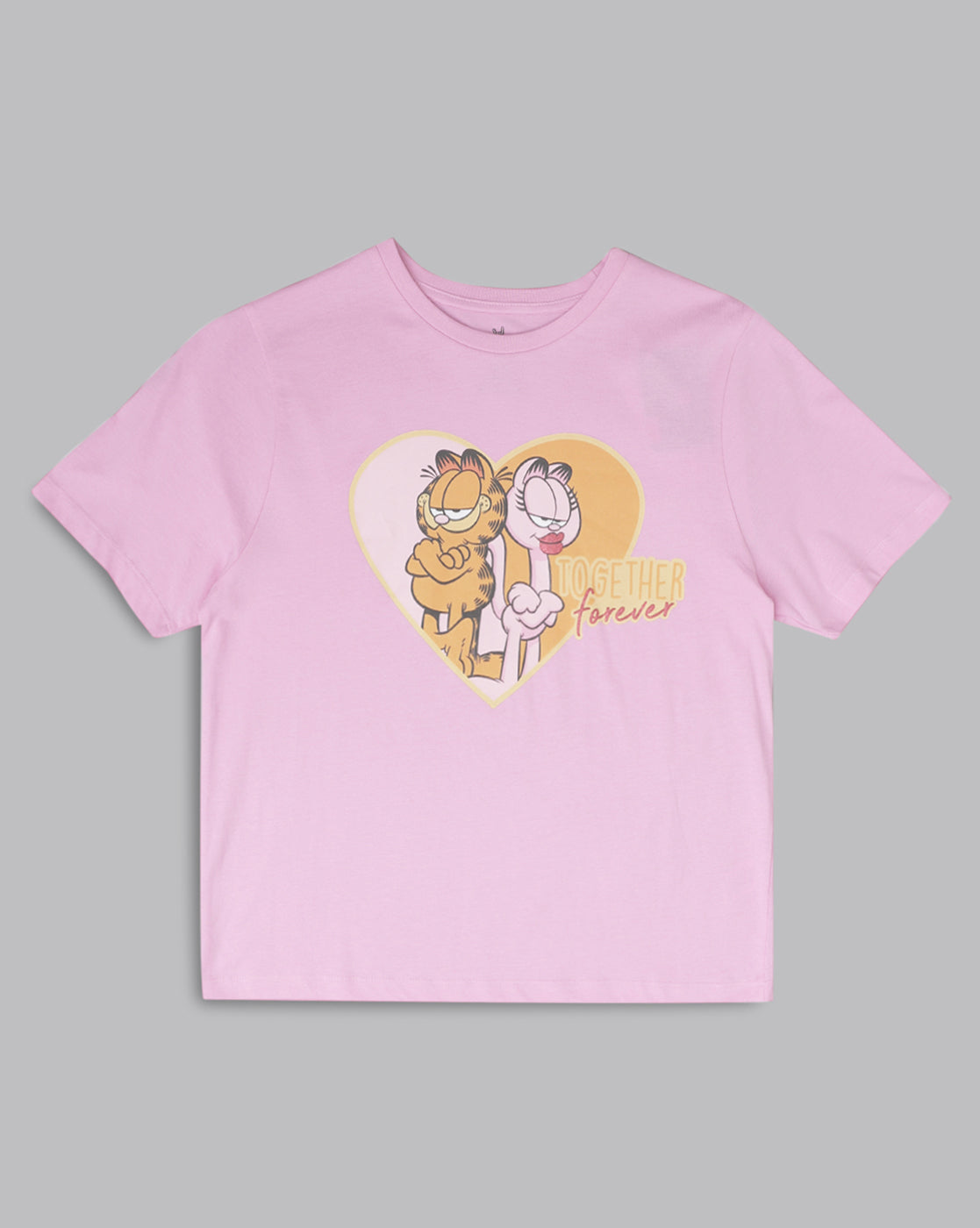 Garfield Printed Regular Fit Tshirt For Women