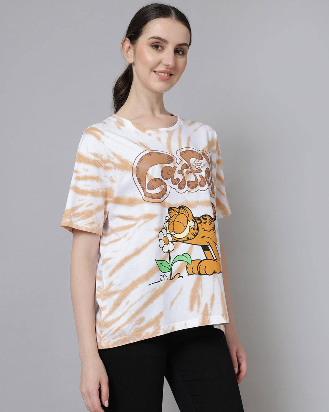 Garfield Printed Oversize Tshirt For Women