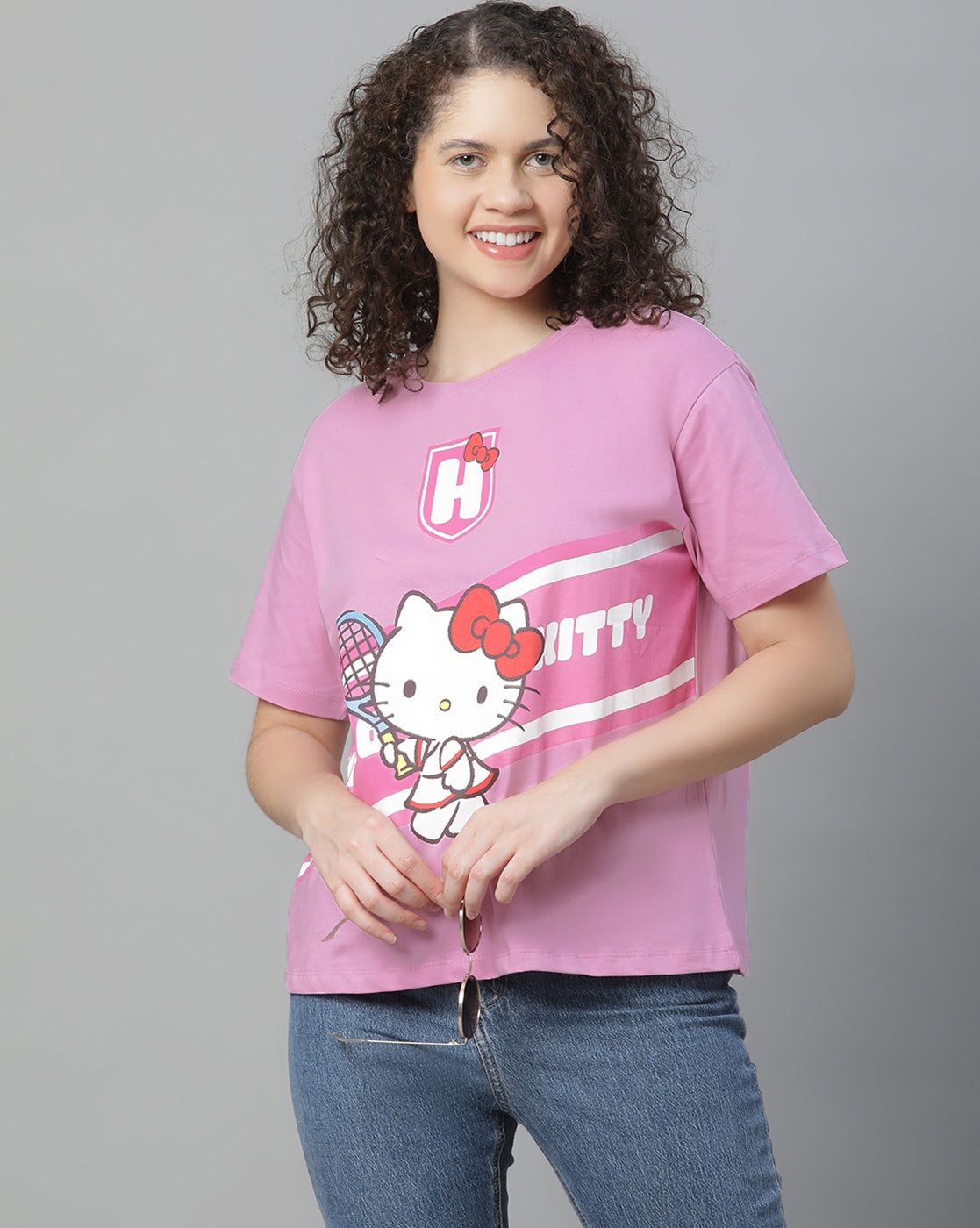 Hello Kitty Relaxed Fit Tshirt For Women