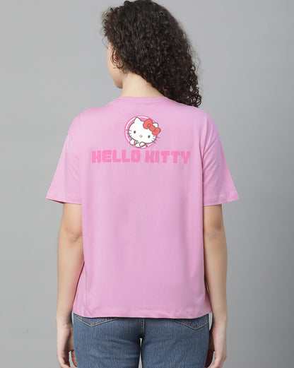 Hello Kitty Relaxed Fit Tshirt For Women