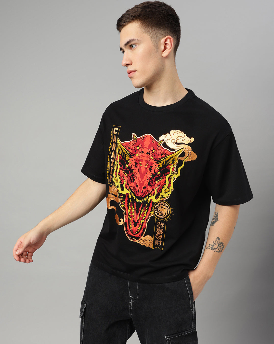 House Of the Dragon Oversized Tshirt For Men