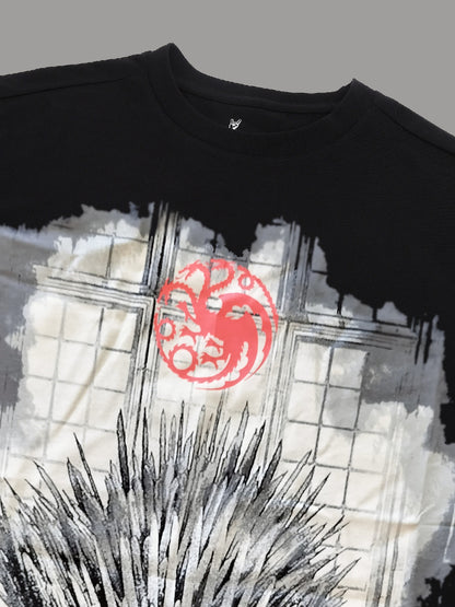 House Of Dragon Printed Oversized Tshirt For Men