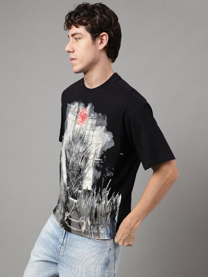 House Of Dragon Printed Oversized Tshirt For Men