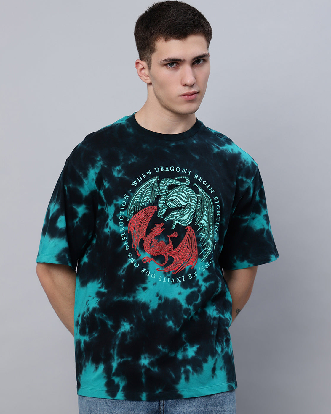 House Of The Dragon Oversized Tshirt Men