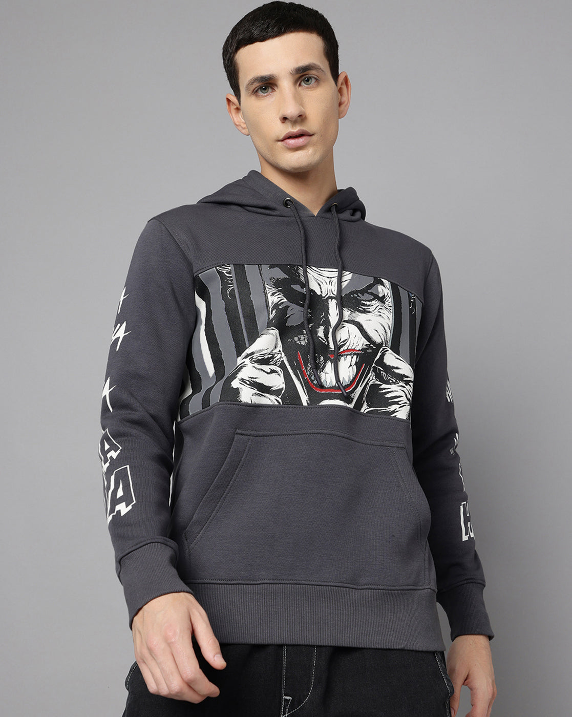 Joker Printed Regular Hoodie For Men