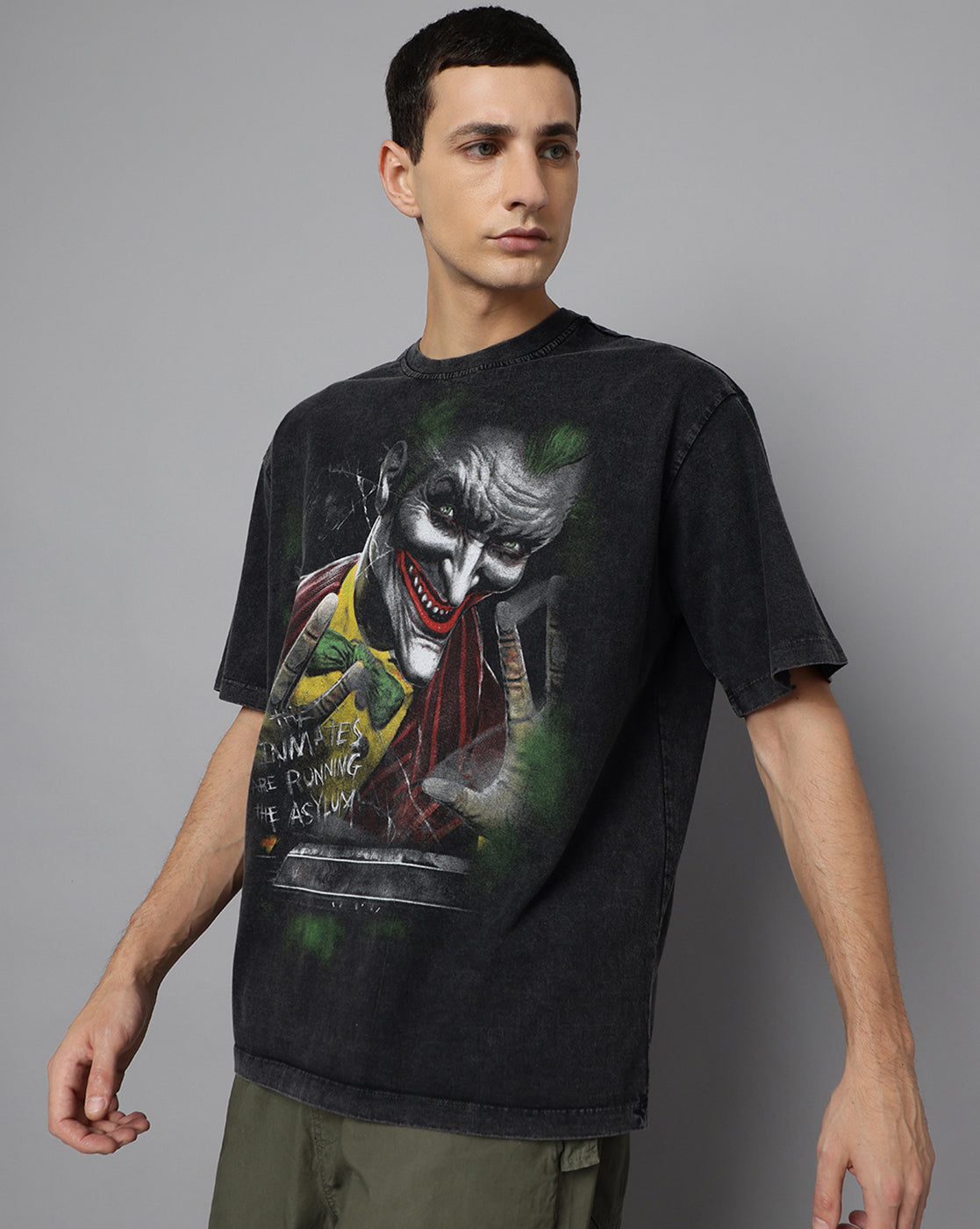 Joker Printed Oversize Tshirt For Men