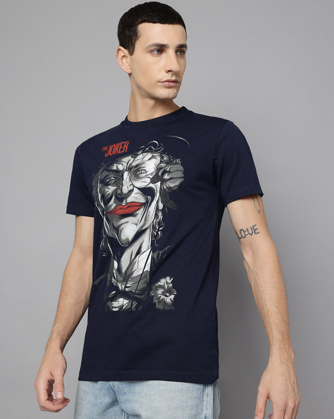 Joker Printed Regular Fit Tshirt For Men