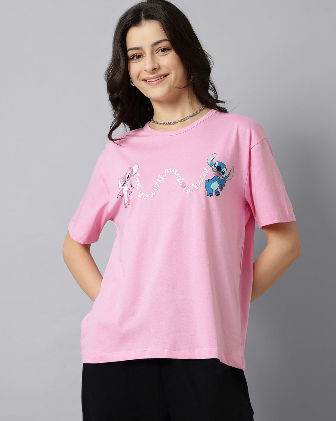 Lilo & Stitch Oversized Tshirt Women