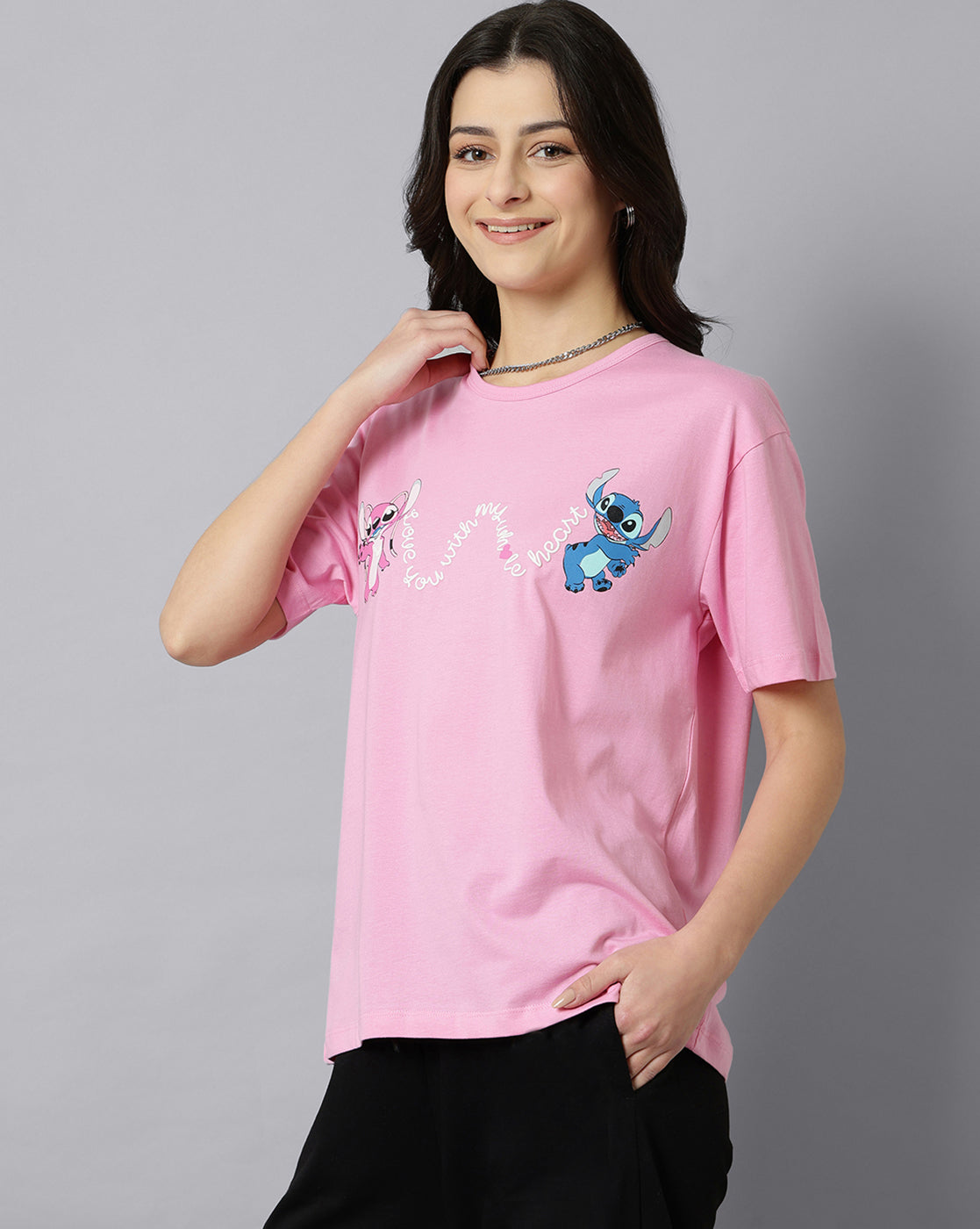 Lilo & Stitch Oversized Tshirt Women