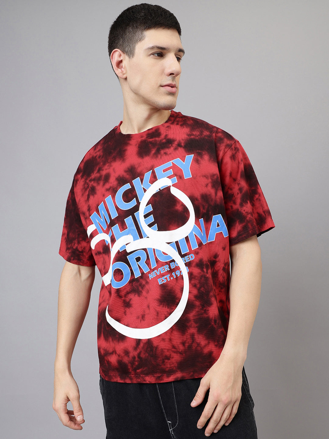 Mickey & Friends Printed Oversized Tshirt For Men