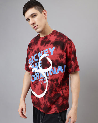 Mickey & Friends Printed Oversized Tshirt For Men