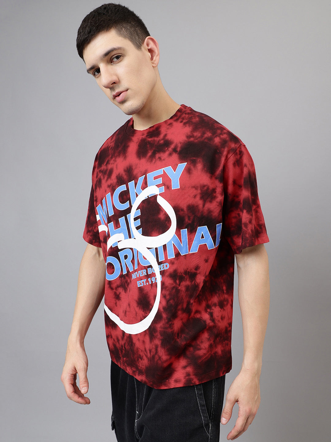 Mickey & Friends Printed Oversized Tshirt For Men