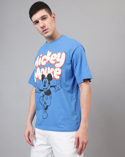 Mickey & Friends Printed Oversized Fit Tshirt For Men