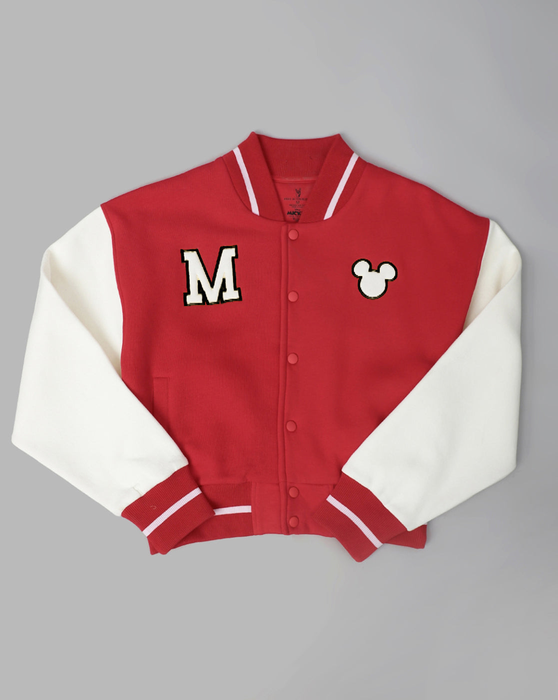 Mickey Mouse Oversized Varsity Jacket Women